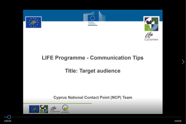 Communication Tips: Target audience